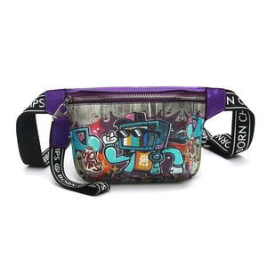 Cartoon Fanny Pack Waist Bags Women Crossbody Chest Bag