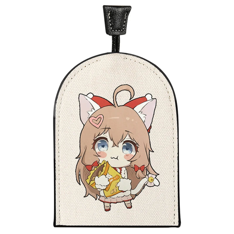 Canvas Women's Wallet Cartoon Key Case Bag