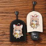 Canvas Women's Wallet Cartoon Key Case Bag