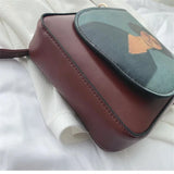 Retro Cartoon Small Square Bag Phone Pouch