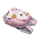 Unicorn Kids School Bag for Girls Waterproof Nylon Children School Backpack