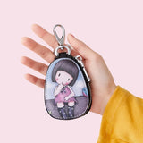 Cute Cartoon Women Key Bag Leather Key Wallets