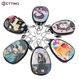 Cartoon Women Key Bag Girl Students Leather Key Wallets Key Case