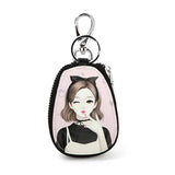 Cartoon Women Key Bag Girl Leather Key Wallets Key Case for Car Key Chains