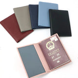 Leather Passport Holder Travel Cover Boarding Bag