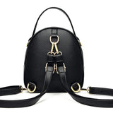 Durable Small Leather Backpack for Women