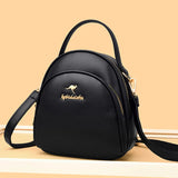 Durable Small Leather Backpack for Women