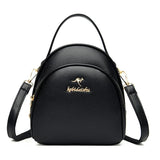 Durable Small Leather Backpack for Women