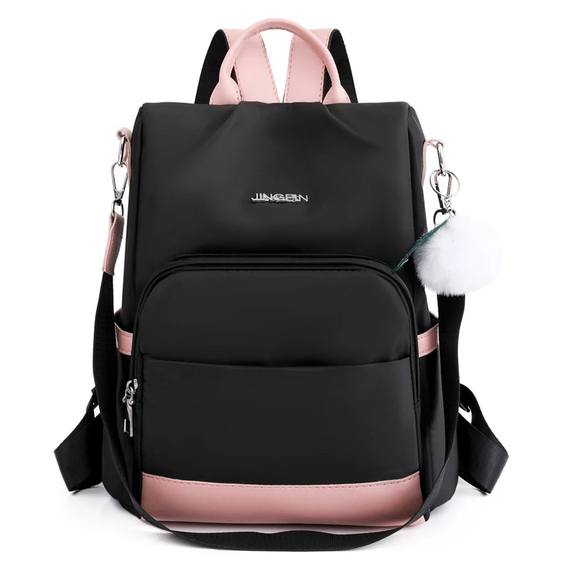 Waterproof Oxford Travel Rucksack Casual Ladies Bagpacks Female Anti Theft Backp