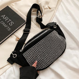 Women's Chest Bag Zipper Waist Bag Leisure Travel Fanny Pack
