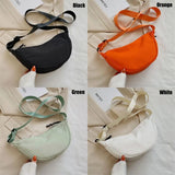 Orange Chest Bag Shoulder Bags Underarm Bag Cross Body Bag