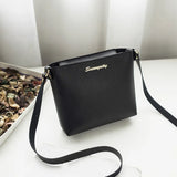 Casual Small PU Leather Messenger Bag for Women
