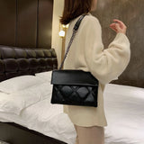 Casual Envelope Bag Multi-Layer Solid Leather Shoulder Messenger Bag