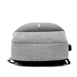 Men's Casual Nylon Chest Bag USB Charging Anti-Theft Waterproof