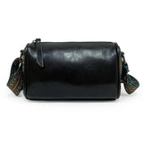 Vintage Oil Wax Leather Tote Shoulder Handbag