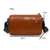 Vintage Oil Wax Leather Tote Shoulder Handbag