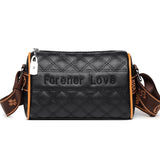 Vintage Plaid Quilted Handbag Women Tote Shoulder Bag