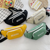 Canvas Small Bag Female Hip Hop Crossbody Bag