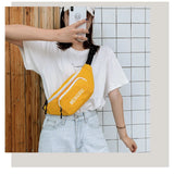 Canvas Small Bag Female Hip Hop Crossbody Bag