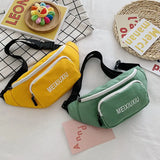 Canvas Small Bag Female Hip Hop Crossbody Bag