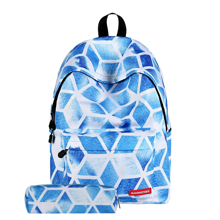 Casual Women Backpack Soft Fabric Backpacks Girls School Bags Waterproof
