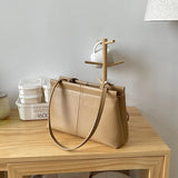 Casual Women's One Shoulder Bag Large-Capacity PU Leather High Messenger Travel