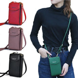 Shoulder Bag PU Leather Crossbody Handbag Women's Messenger Strap