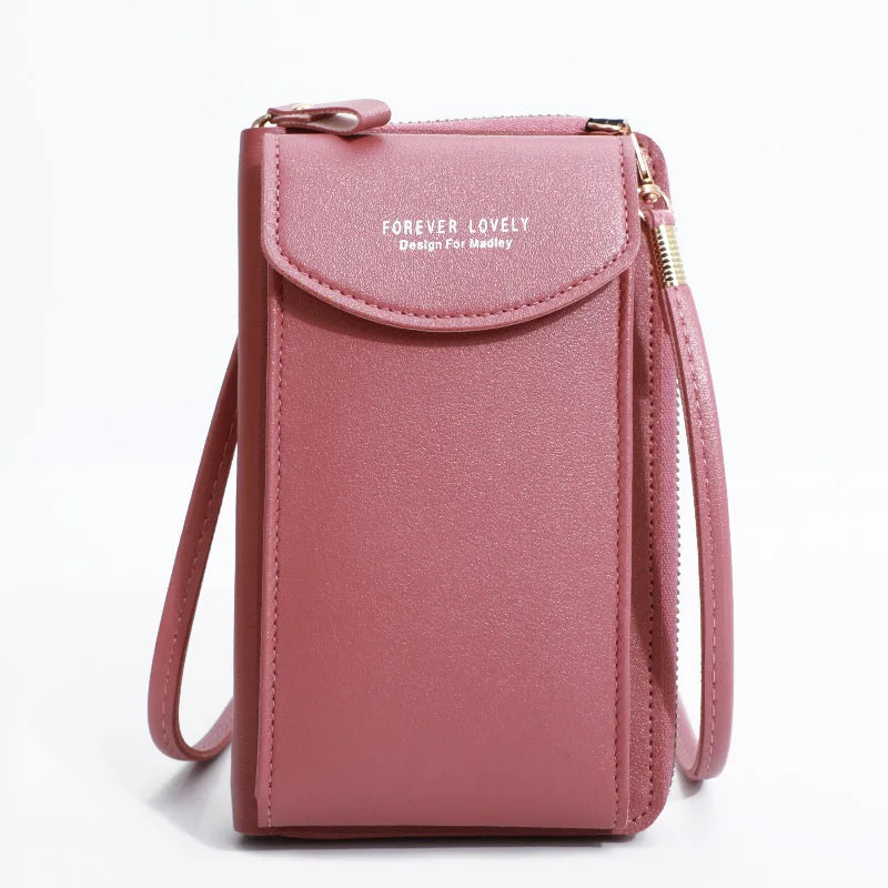 Shoulder Bag PU Leather Crossbody Handbag Women's Messenger Strap