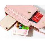 Shoulder Bag PU Leather Crossbody Handbag Women's Messenger Strap