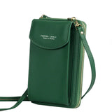 Shoulder Bag PU Leather Crossbody Handbag Women's Messenger Strap