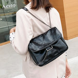 Stylish Women Shoulder Bags PU Leather Tote Handbag Crossbody Vagrant Bag