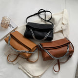 Vintage Leather Shoulder Purse Women's Satchel Messenger Bag