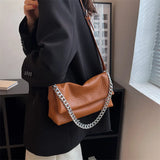 Vintage Leather Shoulder Purse Women's Satchel Messenger Bag