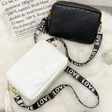 Chain Crossbody Bags for Women, Small Leather Shoulder Bag, Waterproof Pouch
