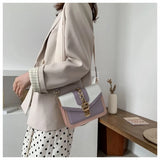 Chain Lady Sling Bag PU Leather Crossbody Bag for Women