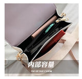 Chain Lady Sling Bag PU Leather Crossbody Bag for Women