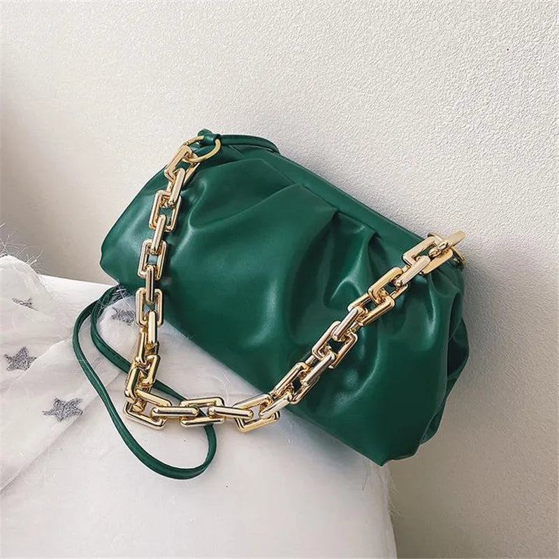 Chain Shoulder Bags For Women Solid Bag Female Crossbody Messenger Handbags