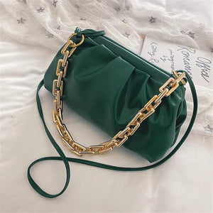 Chain Shoulder Bags For Women Solid Bag Female Crossbody Messenger Handbags