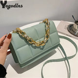 Quilted Chain Shoulder Bag Women Crossbody Travel Handbag