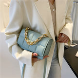 Quilted Chain Shoulder Bag Women Crossbody Travel Handbag