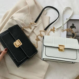 Chain Strap Female Shoulder Bag Retro Casual High Crossbody Bag