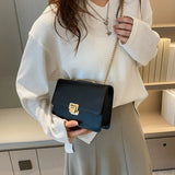 Chain Strap Shoulder Bag Square Flap Ladies Handbags And Purses Crossbody Bags
