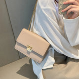 Chain Strap Shoulder Bag Square Flap Ladies Handbags And Purses Crossbody Bags