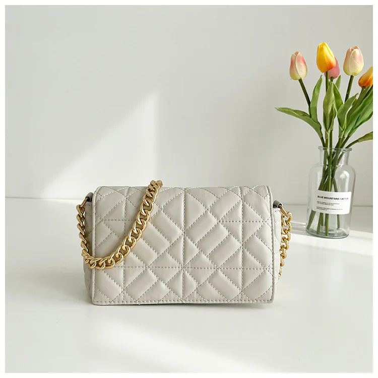 Chain Strap Women Shoulder Bag 11 Colors Pu Leather Handbags