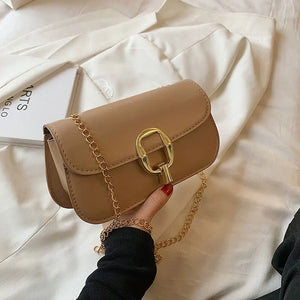 Chain Style Crossbody Bag for Women - Small Shoulder Bag