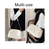 Chain Women Shoulder Side Bags Female Soft Crossbody Bags