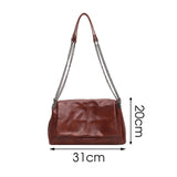 Chain Women Shoulder Side Bags Female Soft Crossbody Bags