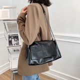 Chain Women Shoulder Side Bags Female Soft Crossbody Bags
