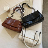 Chain Women Shoulder Side Bags Female Soft Crossbody Bags