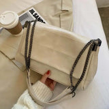Chain Women Shoulder Side Bags Female Soft Crossbody Bags